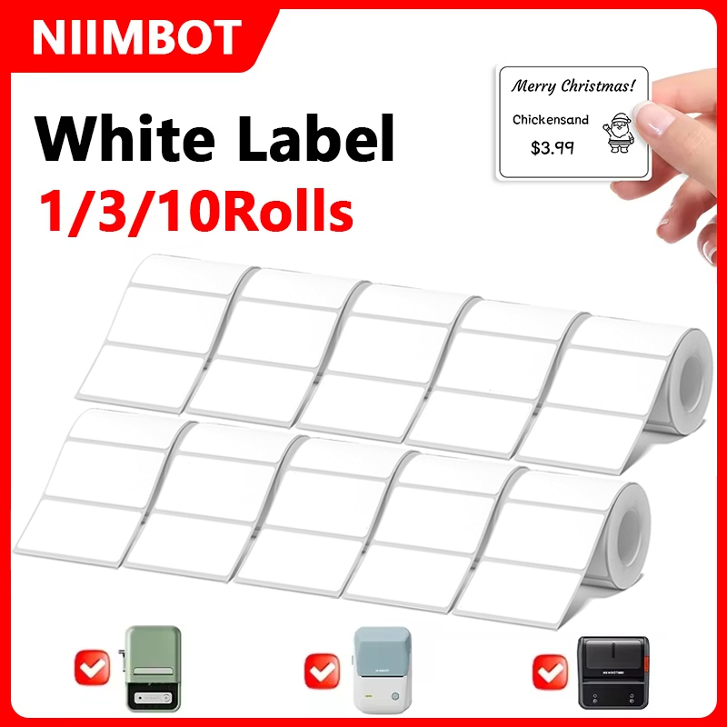 Niimbot 1/3/10 Rolek Białe Ety – Commercial Printing Inc recenzja i cena